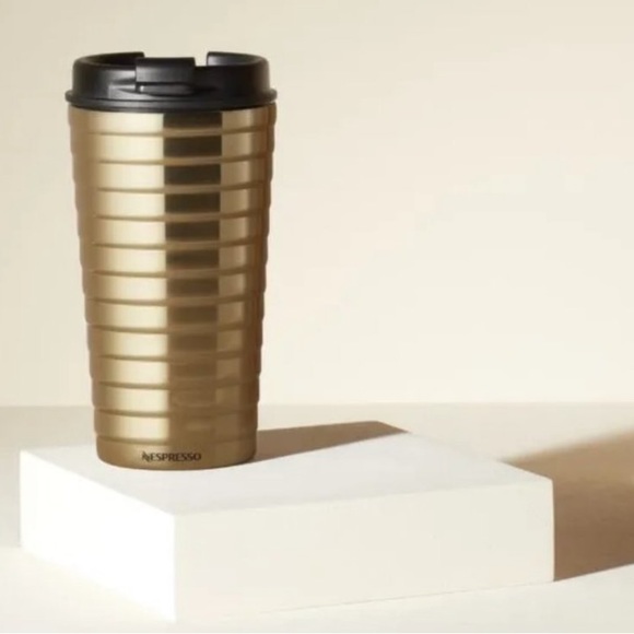 Nespresso Dining Nespresso Touch Golden Travel Mug Limited Edition